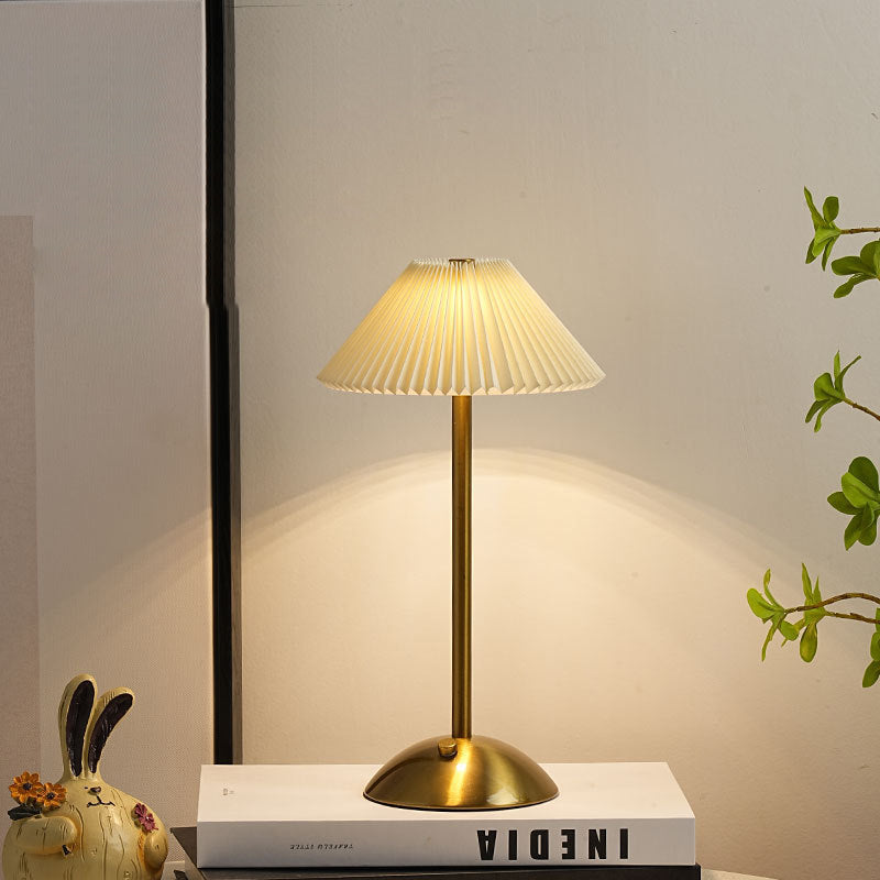 Iron &amp; Fabric Table Lamp, Scandinavian Design for Bedside | Havora Lighting