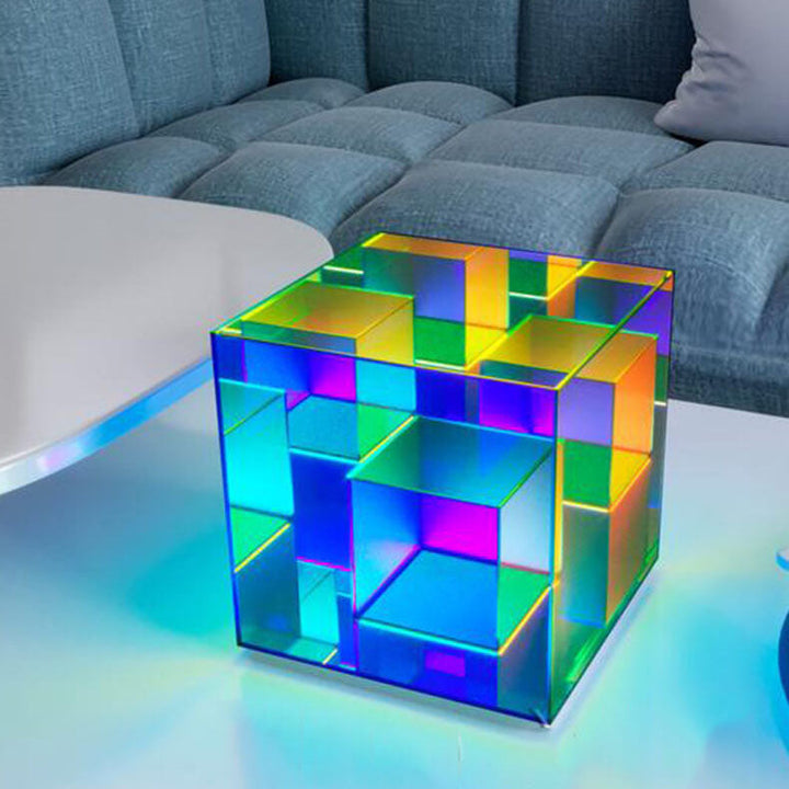 Modern RGB Acrylic Table Lamp for Gaming Room | Havora Designer Lighting