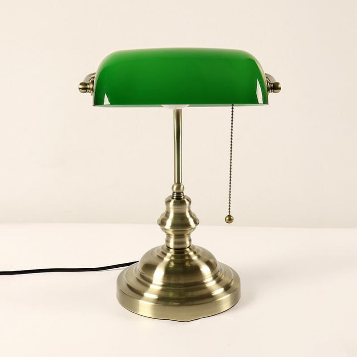 Glass &amp; Metal Table Lamp, Retro Industrial Design for Living Room | Havora Lighting