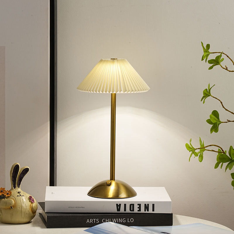 Iron &amp; Fabric Table Lamp, Scandinavian Design for Bedside | Havora Lighting