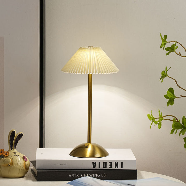 Iron &amp; Fabric Table Lamp, Scandinavian Design for Bedside | Havora Lighting