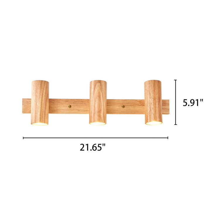 Wood Wall Sconce, Modern Minimalist Design for Hallway | Havora Lighting