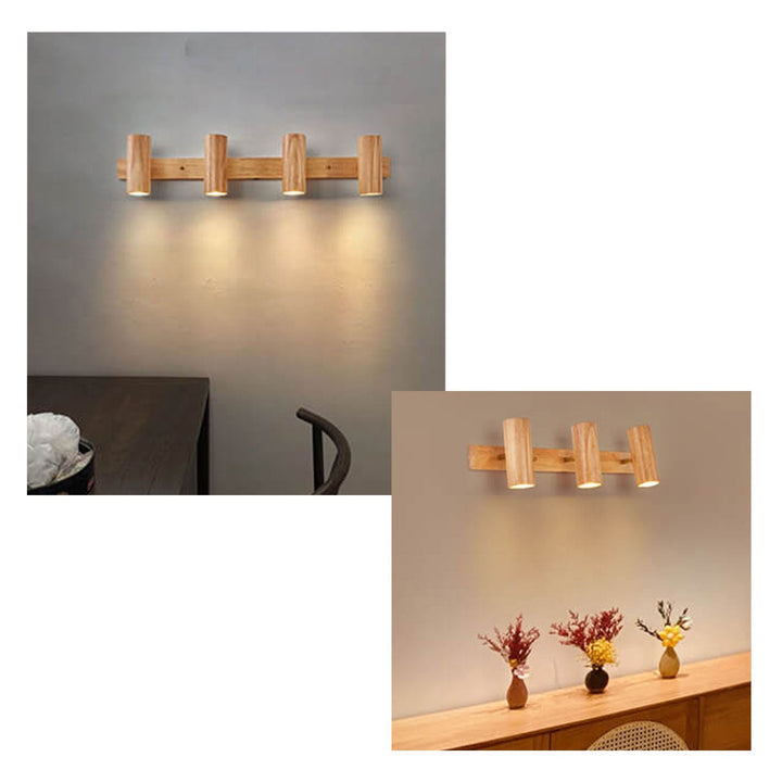 Wood Wall Sconce, Modern Minimalist Design for Hallway | Havora Lighting