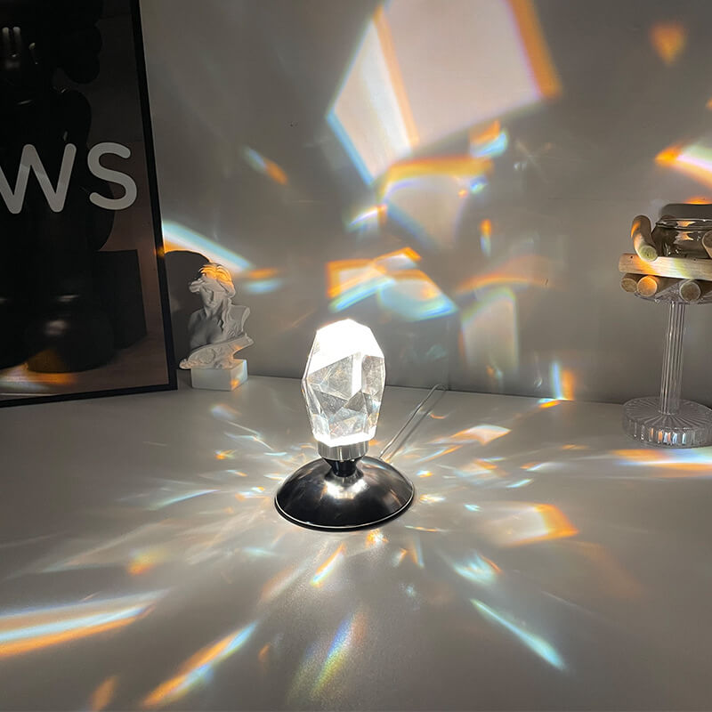 Diamond Crystal Luxury Ambient LED Night Light Table Lamp