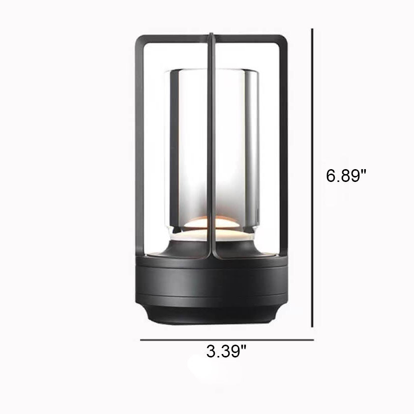 Aluminum, Acrylic &amp; Brass Night Light, Nordic Vintage Design for Bedside | Havora Lighting