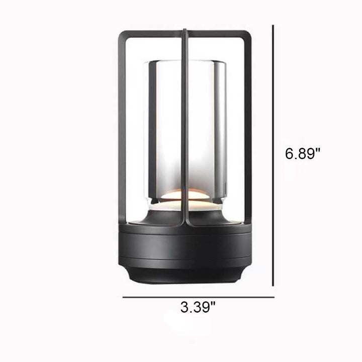 Aluminum, Acrylic &amp; Brass Night Light, Nordic Vintage Design for Bedside | Havora Lighting