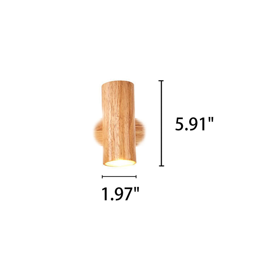 Wood Wall Sconce, Modern Minimalist Design for Hallway | Havora Lighting