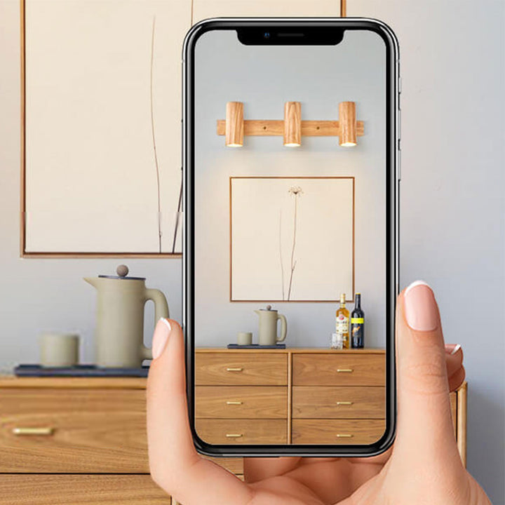 Wood Wall Sconce, Modern Minimalist Design for Hallway | Havora Lighting