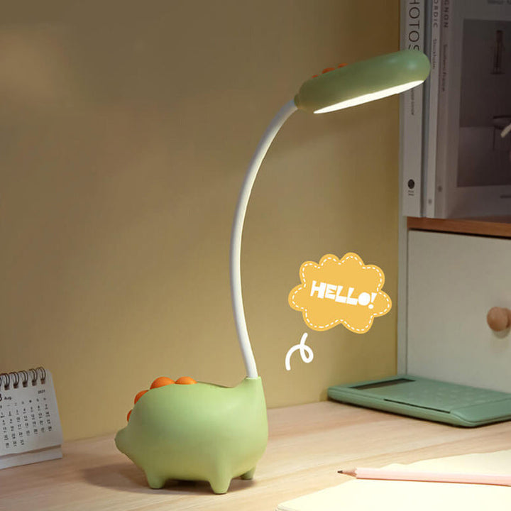 Cartoon Dinosaur Desk Lamp in PP — Kids Study Lighting | Havora