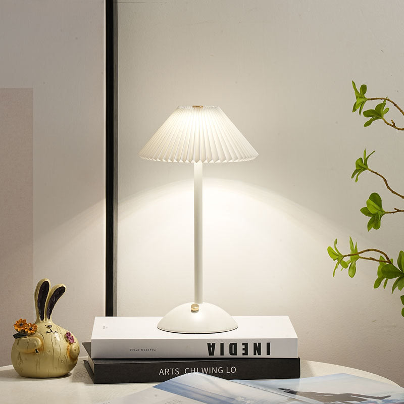 Iron &amp; Fabric Table Lamp, Scandinavian Design for Bedside | Havora Lighting