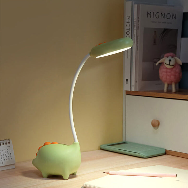 Cartoon Dinosaur Desk Lamp in PP — Kids Study Lighting | Havora