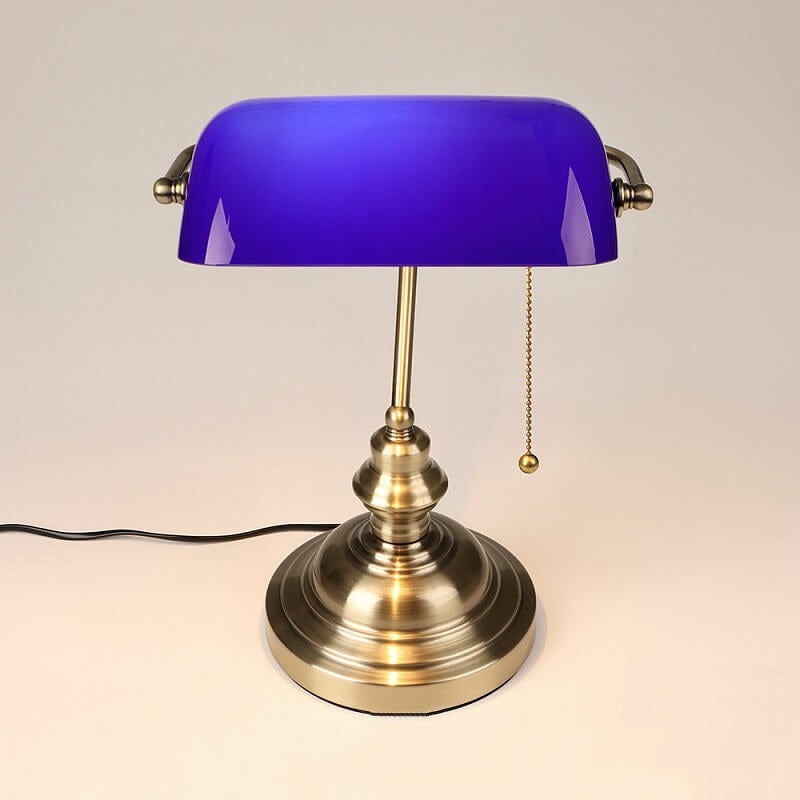 Glass &amp; Metal Table Lamp, Retro Industrial Design for Living Room | Havora Lighting