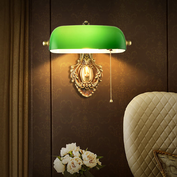 Copper &amp; Glass Wall Sconce, Contemporary Retro Design for Bedroom | Havora Lighting