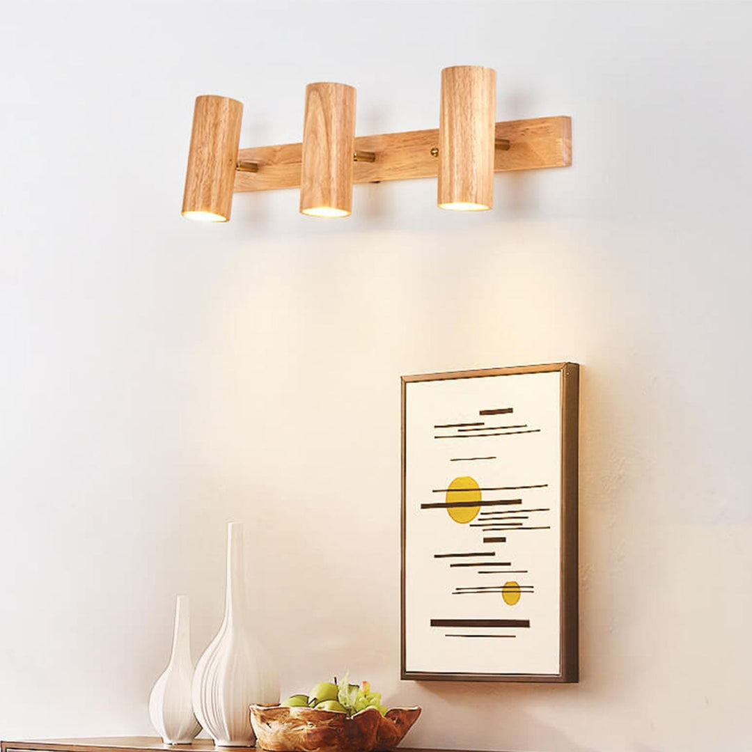 Wood Wall Sconce, Modern Minimalist Design for Hallway | Havora Lighting