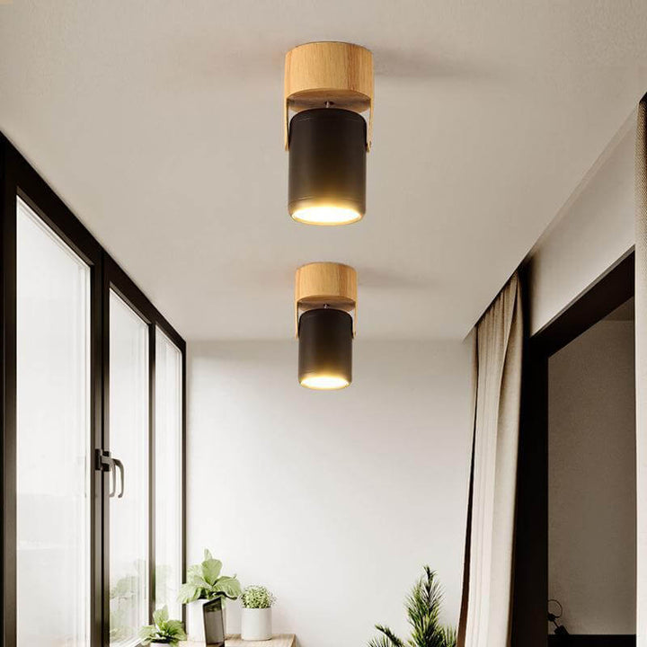 Modern Minimalist Hardware Long Spotlight Track Light 1/3 Light LED Flush Mount Ceiling Light For Living Room &amp; Bedroom