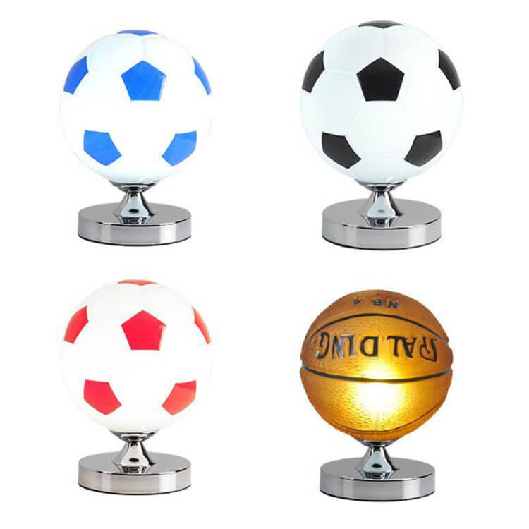 Sports Ball Table Lamp in Hardware &amp; Glass — Kids Bedroom Lighting | Havora