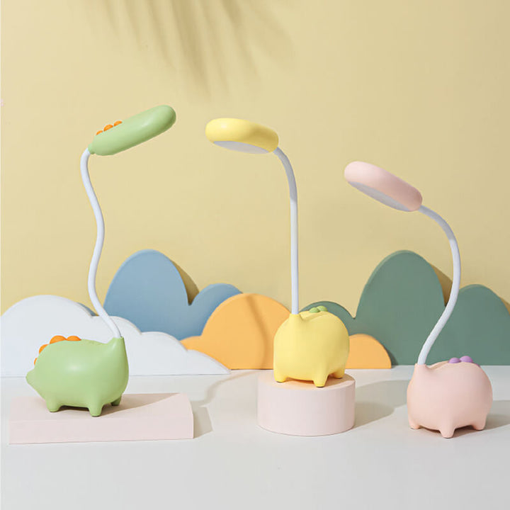 Cartoon Dinosaur Desk Lamp in PP — Kids Study Lighting | Havora