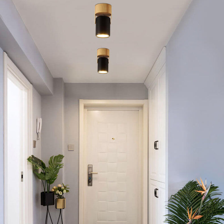 Modern Minimalist Hardware Long Spotlight Track Light 1/3 Light LED Flush Mount Ceiling Light For Living Room &amp; Bedroom
