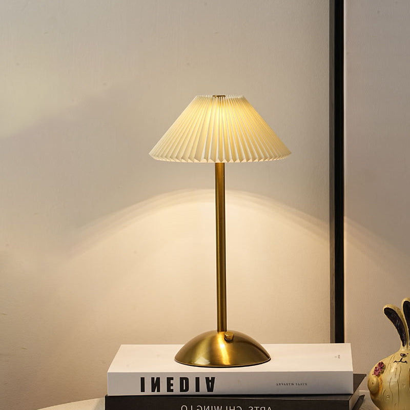 Iron &amp; Fabric Table Lamp, Scandinavian Design for Bedside | Havora Lighting