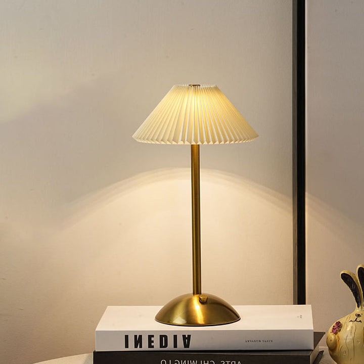 Iron &amp; Fabric Table Lamp, Scandinavian Design for Bedside | Havora Lighting