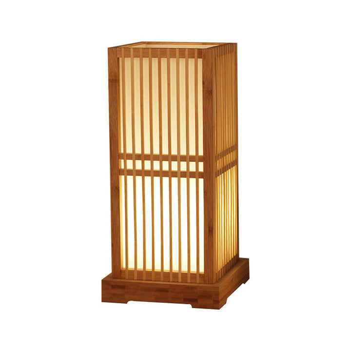 Traditional Japanese Bamboo Table Lamp for Bedroom | Havora Designer Lighting