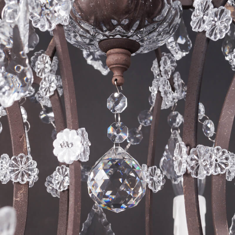 Crystal Table Lamp, Traditional Vintage Candelabra Design for Living Room | Havora Lighting