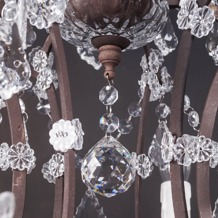 Crystal Table Lamp, Traditional Vintage Candelabra Design for Living Room | Havora Lighting