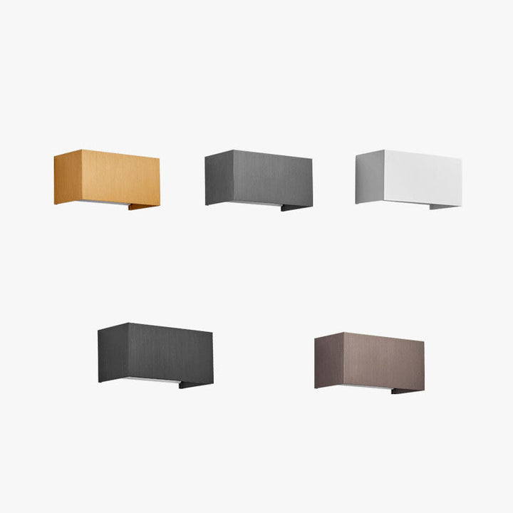 Modern Minimalist Aluminum Square Flat Adjustable Beam LED Reading Wall Sconce Lamp For Entryway