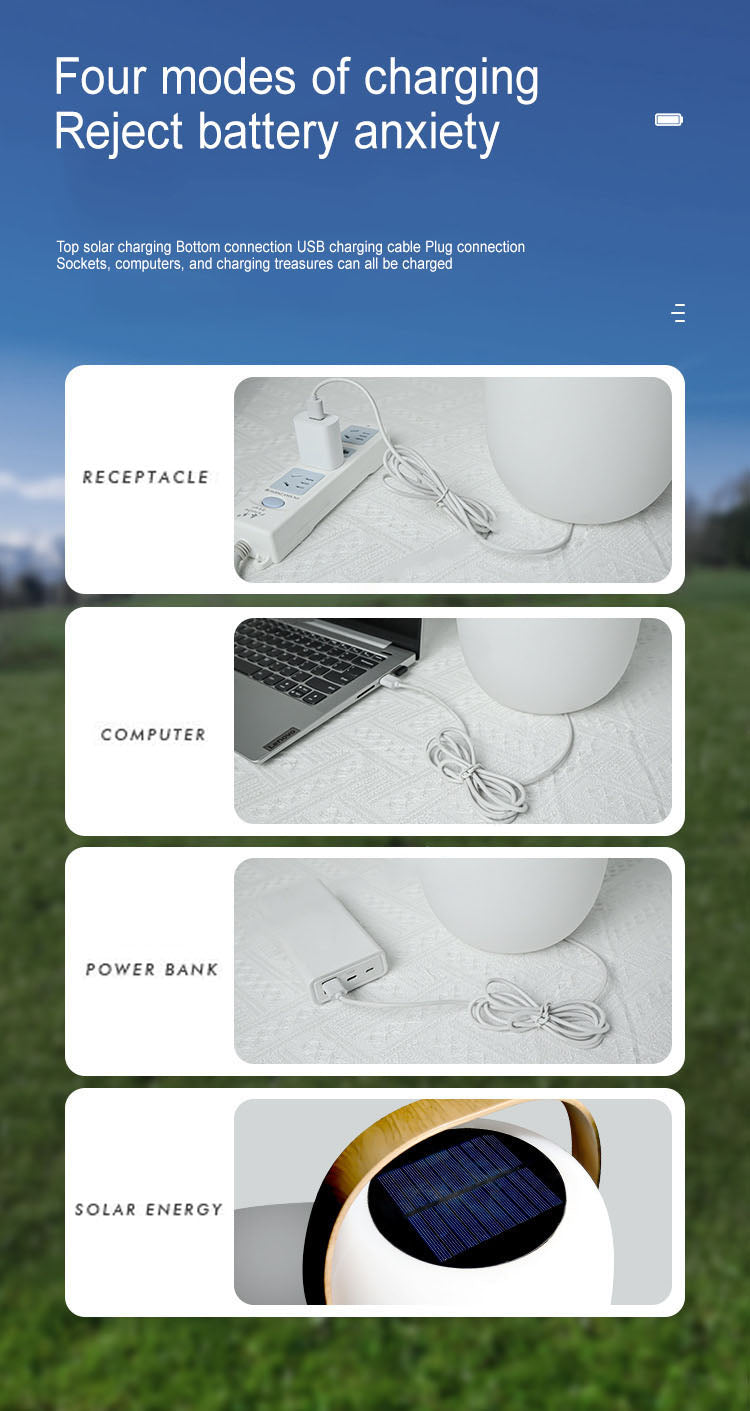 Modern Solar Outdoor Light in PE, Waterproof — Outdoor Lighting | Havora