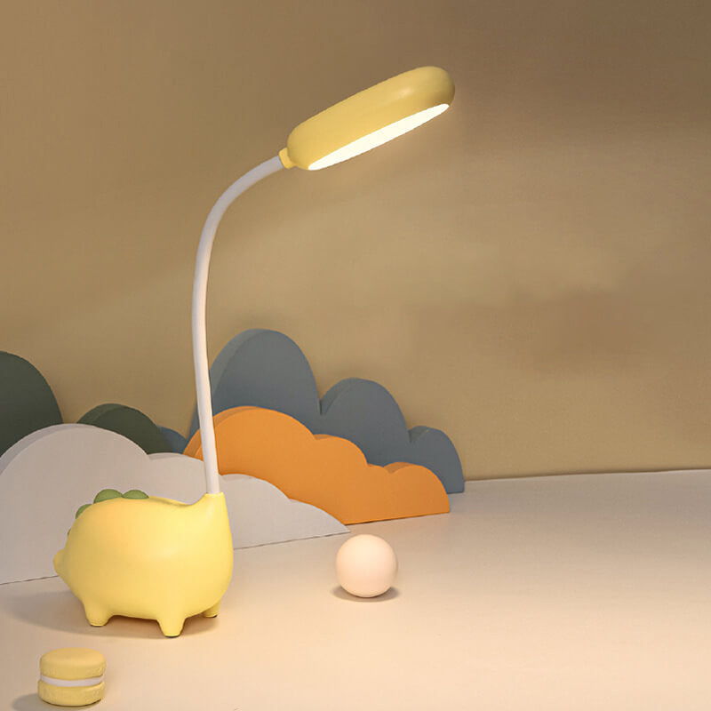 Cartoon Dinosaur Desk Lamp in PP — Kids Study Lighting | Havora