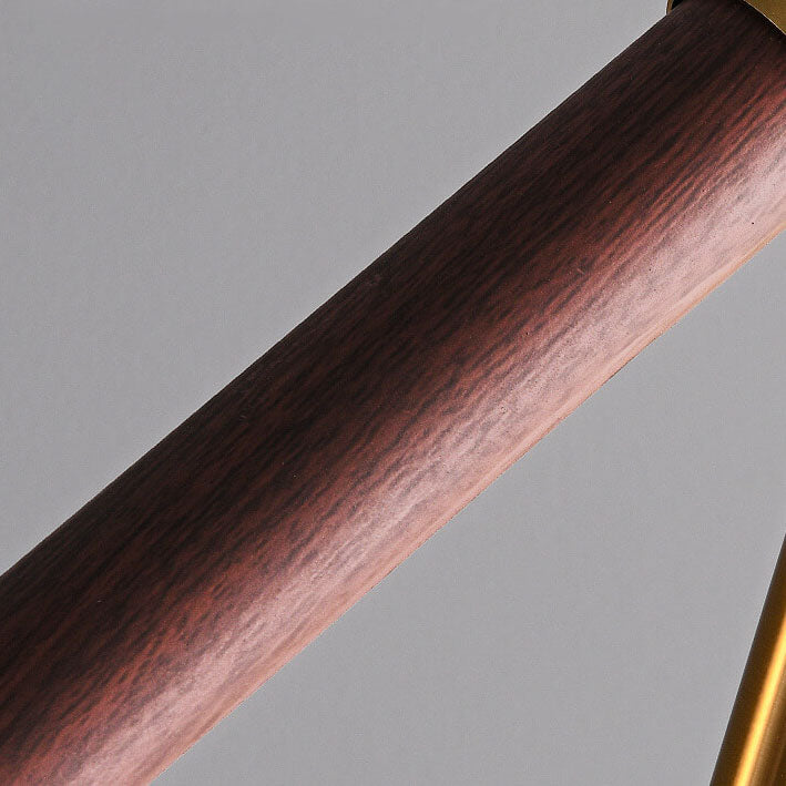 Nordic Minimalist Table Lamp in Wood Grain &amp; Metal — Living Room Lighting | Havora