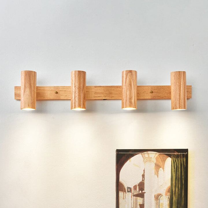Wood Wall Sconce, Modern Minimalist Design for Hallway | Havora Lighting