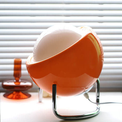Glass &amp; Iron Table Lamp, Contemporary Nordic Design for Bedroom | Havora Lighting