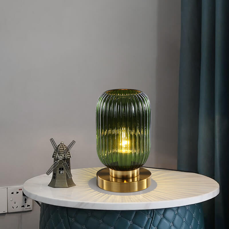 Nordic Glass &amp; Iron Table Lamp for Living Room | Havora Designer Lighting