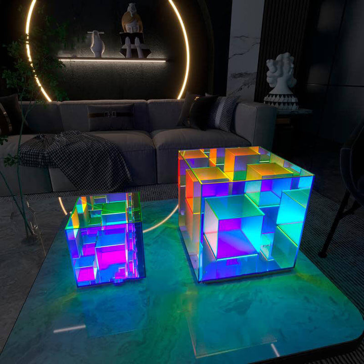 Modern RGB Acrylic Table Lamp for Gaming Room | Havora Designer Lighting
