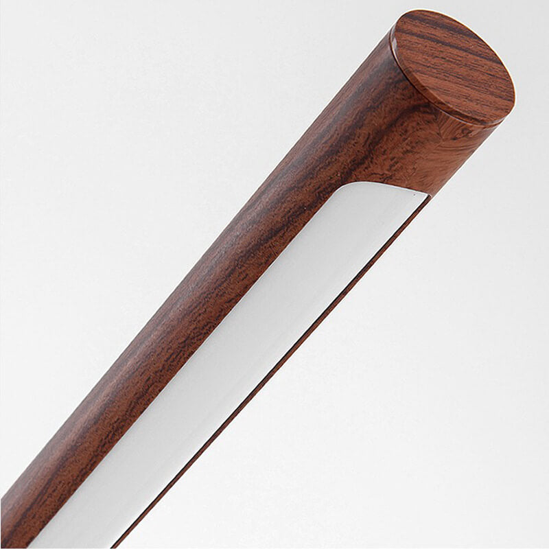 Nordic Minimalist Table Lamp in Wood Grain &amp; Metal — Living Room Lighting | Havora