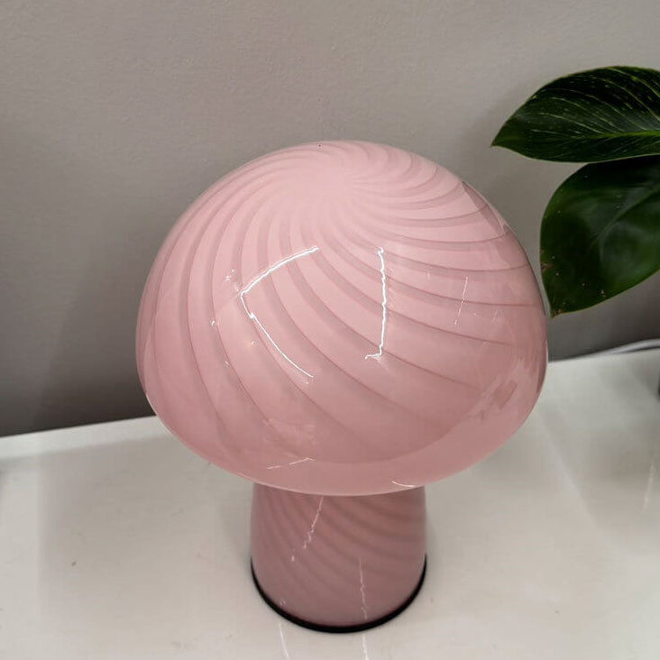 Glass Table Lamp, Modern Minimalist Mushroom Design for Bedside | Havora Lighting