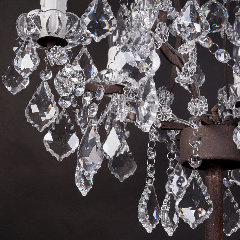 Crystal Table Lamp, Traditional Vintage Candelabra Design for Living Room | Havora Lighting