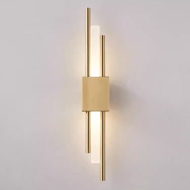 Modern Minimalist Iron Acrylic Strip LED Wall Sconce Lamp For Bedside