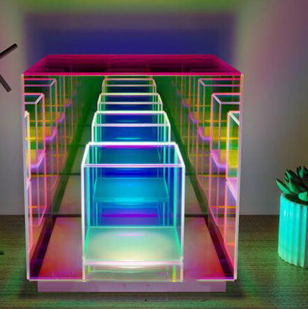 Modern RGB Acrylic Table Lamp for Gaming Room | Havora Designer Lighting