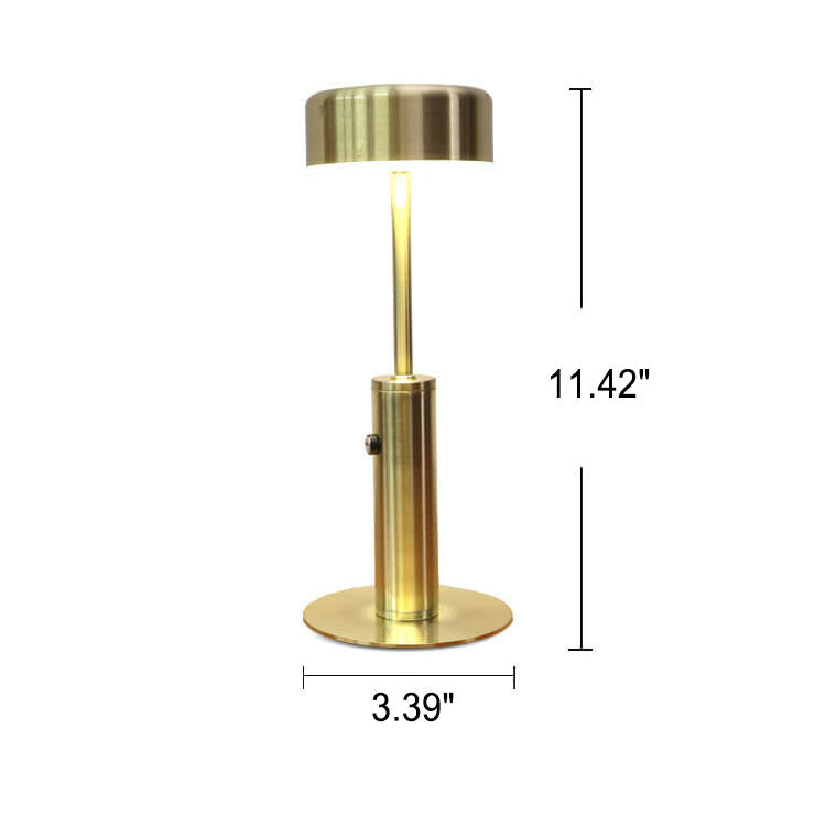 Creative Retro Cylindrical LED Charging Night Light Table Lamp