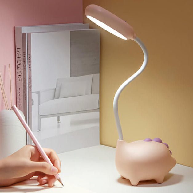 Cartoon Dinosaur Desk Lamp in PP — Kids Study Lighting | Havora