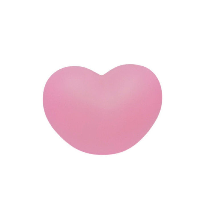 Contemporary Creative Rubber Coating Heart LED Night Light Table Lamp For Bedroom