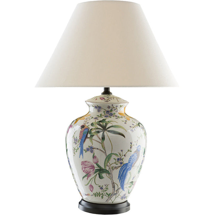 Modern Retro Table Lamp in Copper &amp; Ceramic — Living Room Lighting | Havora
