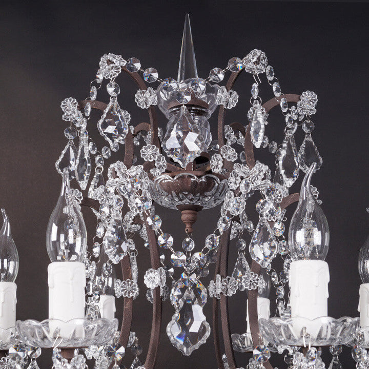 Crystal Table Lamp, Traditional Vintage Candelabra Design for Living Room | Havora Lighting