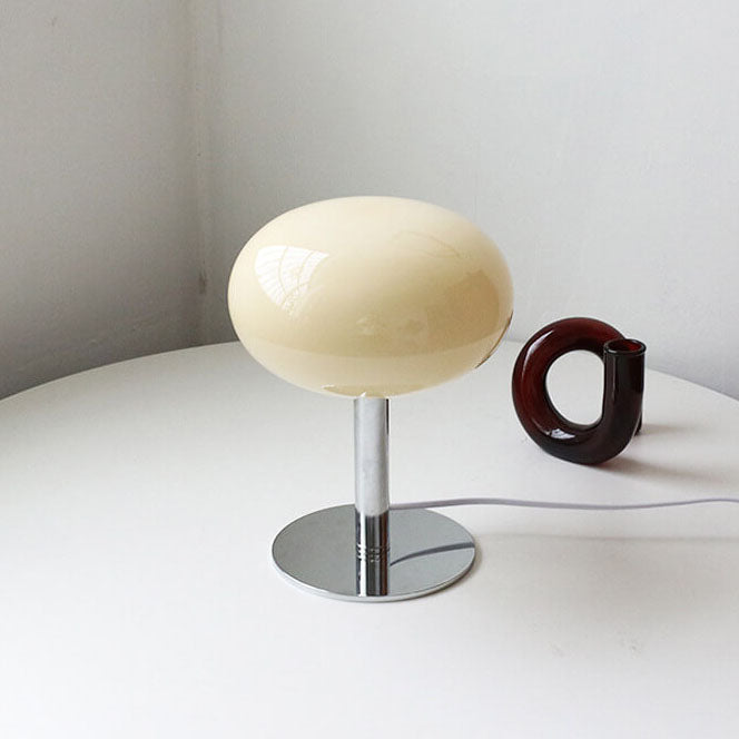 Iron &amp; Glass Table Lamp, Contemporary Nordic Design for Bedroom | Havora Lighting