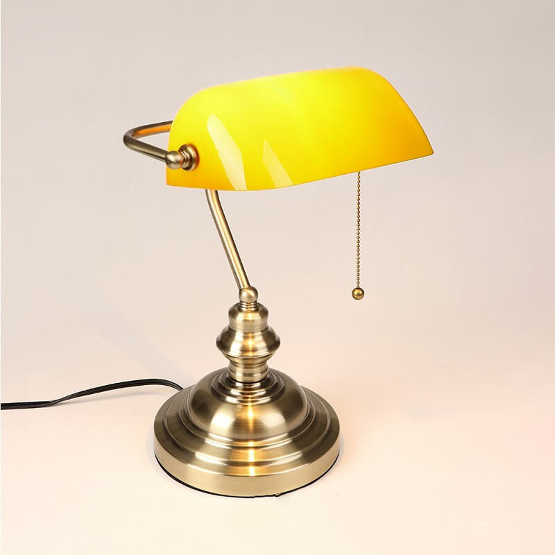 Glass &amp; Metal Table Lamp, Retro Industrial Design for Living Room | Havora Lighting