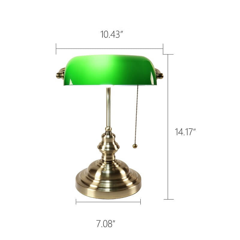 Glass &amp; Metal Table Lamp, Retro Industrial Design for Living Room | Havora Lighting