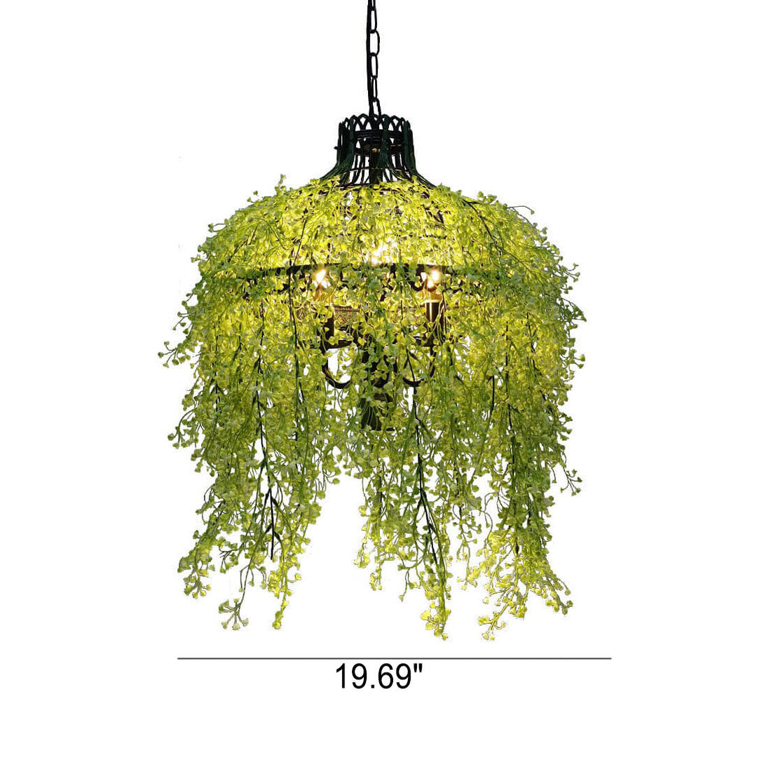 Creative Plant Vine Decorative 3-Light Chandelier