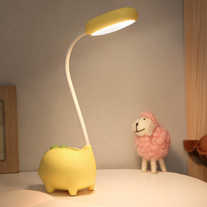 Cartoon Dinosaur Desk Lamp in PP — Kids Study Lighting | Havora